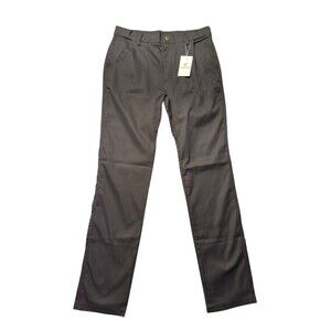 GlideActive Mens 33x33 Chino Pants Black Straight Leg Casual Twill NWT